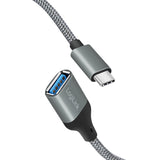 LogiLink USB-adapter 15cm Sort Grå