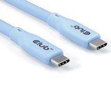 Club 3D USB4 USB Type-C kabel 2m Blå Fabriksny