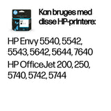 HP 62 Sort 200 sider Blæk C2P04AE