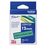 Brother TZe 731 Lamineret bånd (1,2 cm x 8 m) 1kassette(r)