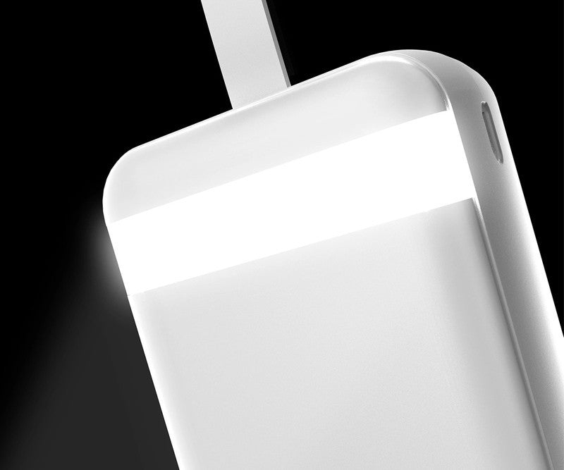 DUDAO K8s+ Powerbank 30.000mAh – 10W Hvid | Kraftig og Pålidelig Ekstern Batteripakke