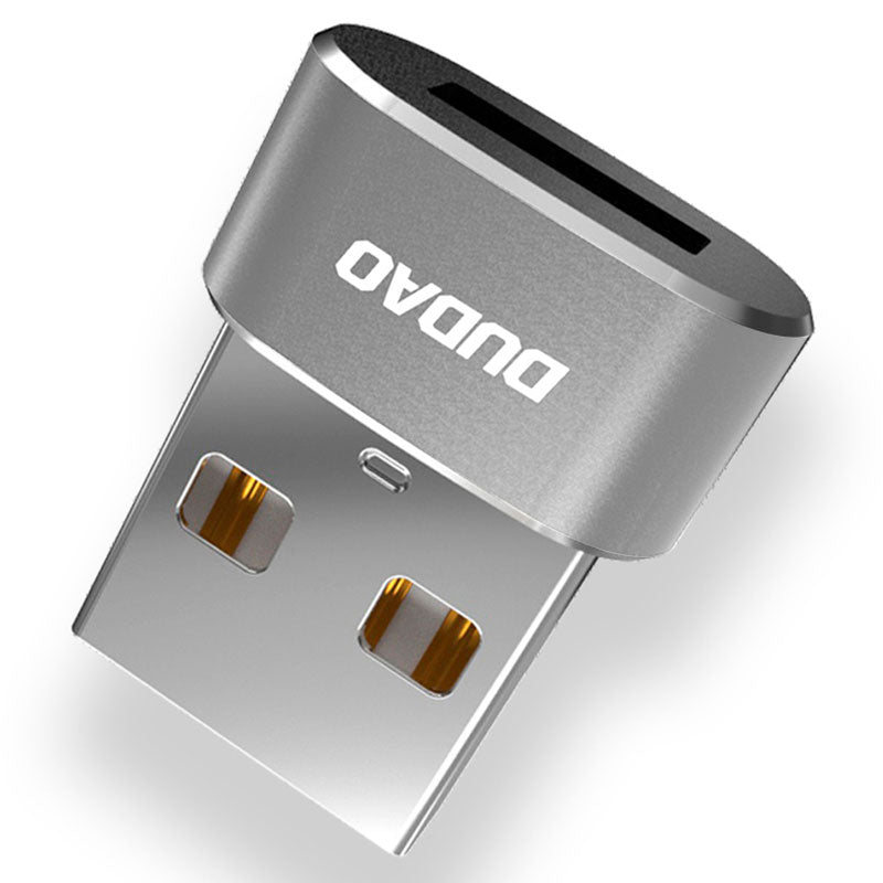 Dudao L16AC USB-C til USB Adapter - Sort - Kompakt og Praktisk