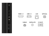 TCL 50T69C 50 4K UHD (2160p) Børstet metal