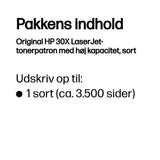 HP 30X Sort 3500 sider Toner CF230X