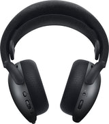 Alienware Tri-Mode Wireless Gaming Headset AW725H Trådløs Kablet Høretelefoner Sort