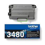 Brother TN 3480 Sort 8000 sider Toner