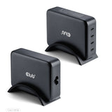 Club3D CAC-1918 GaN Travel Charger 240Watt 4xUSB-C PD Sort