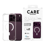 PanzerGlass CARE™ by ® Samba Case Transparent w. White MagSafe iPhone 2026 Pro Max | 17 Pro Max Beskyttelsescover Transp