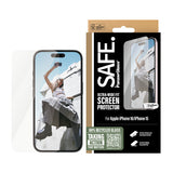 SAFE. by PanzerGlass Apple iPhone 16, 15 | Ultra-Wide Fit Fabriksny