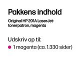 HP 201A Magenta 1400 sider Toner CF403A