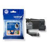 Brother LC521BK Sort 500 sider Blæk