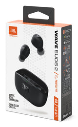 JBL Wave Buds 2 Trådløs TWS earbuds Sort Fabriksny