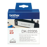 Brother DK-22205 Termokopieringspapir (6,2 cm x 30,5 m)