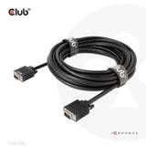 Club 3D VGA-kabel 10m Sort