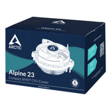 ARCTIC Alpine 23 Processor-køler 1-pack Sort Hvid 90 mm