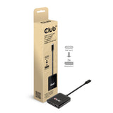 Club 3D CSV-1555 USB-C gen 2 til 2xDisplayPort videoadapter Sort