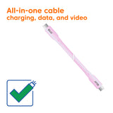 Club 3D USB4 USB Type-C kabel 2m Pink Fabriksny