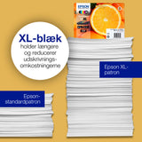 Epson 33XL Sort 530 sider Blæk C13T33514012