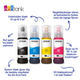 Epson EcoTank 104 Sort Gul Cyan Magenta Blækrefill C13T00P640