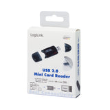 LogiLink Cardreader USB 2.0 Stick for SD/MMC Kortlæser USB 2.0