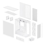 Arctic Xtender Case White Tårn Udvidet ATX Ingen strømforsyning Glass Hvid