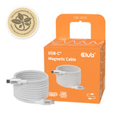 Club 3D USB Type-C kabel 2m Hvid