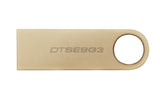 Kingston DataTraveler SE9 G3 256GB USB 3.2 Gen 1 USB stick Guld