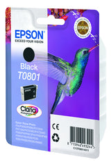 Epson T0801 Sort Blæk C13T08014011