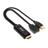 Club 3D CAC-1331 DisplayPort til HDMI Adapter Sort