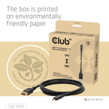 Club 3D Videoadapterkabel 2m Sort