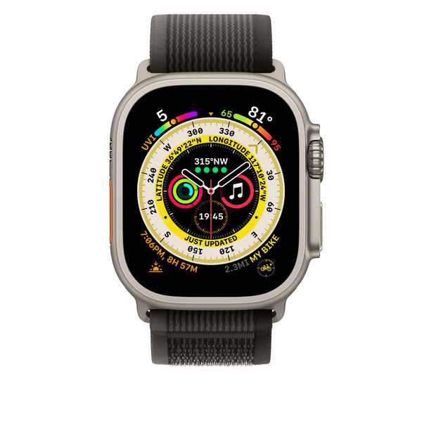 APPLE WATCH REM NYLON LOOP SORT / GRÅ