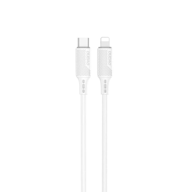Dudao L6S USB-C til Lightning Kabel 20W - 2 Meter Hvid | Hurtig Opladning til iPhone og iPad