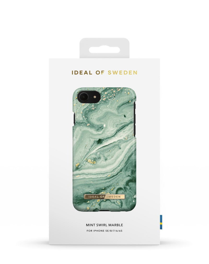 iDeal Of Sweden Cover Mint Swirl Marble Grønt