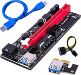 PCI-E Riser Kort PCIe 1x to16x Extender USB 3.0 Data Kabel GPU mining